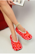 Носки-тапочки женские красные размер 39-41 139530L