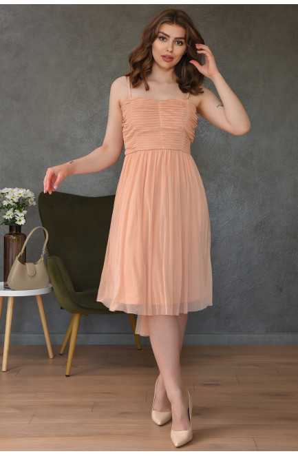 Сукня жіноча персикове 139571L