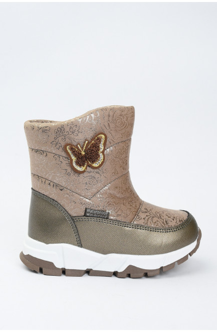 Сапоги детские коричневые девочка 140669L