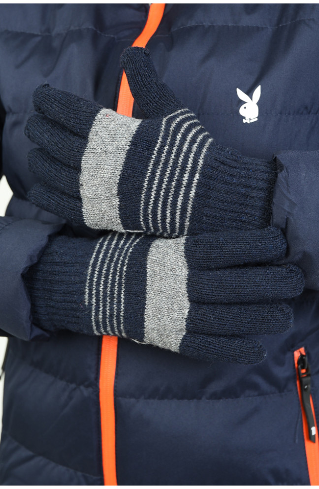 Перчатки мужские темно-синие 140848L