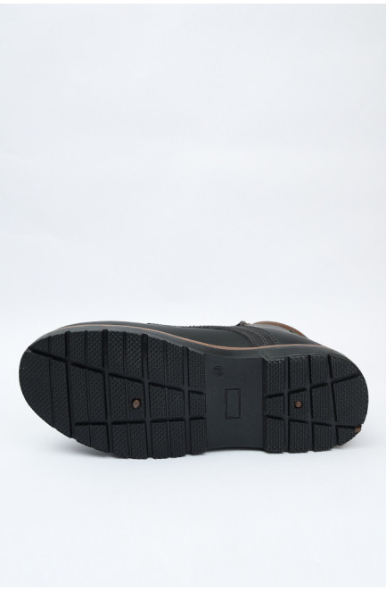 Ботинки мужские зима черные 141025L