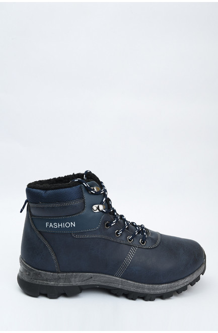 Ботинки мужские зима темно-синие 141030L