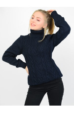 Свитер женский темно-синий размер 42-44 141342L