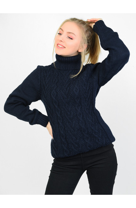Свитер женский темно-синий размер 42-44 141342L