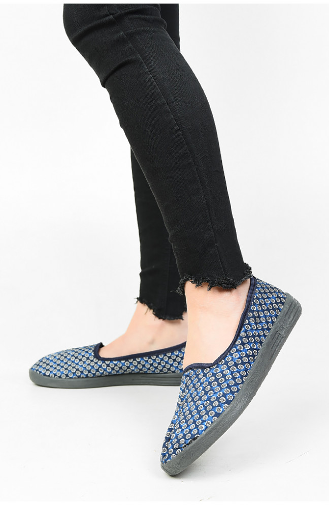 Тапочки женские синие размер 40 141532L