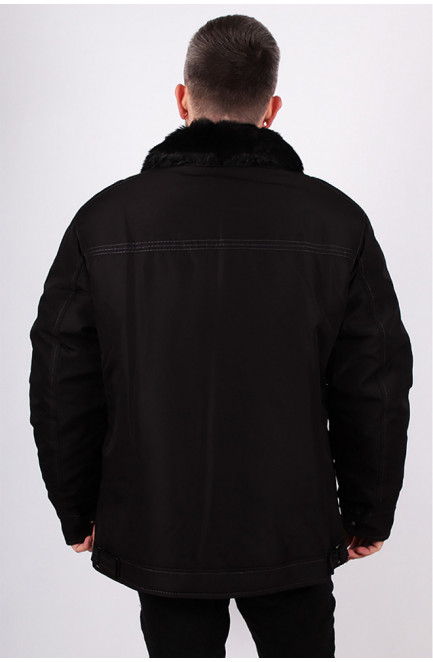 Куртка зимова чоловіча чорна 142049L
