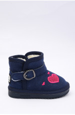 Угги детские зима девочка темно-синие размер 22 142131L