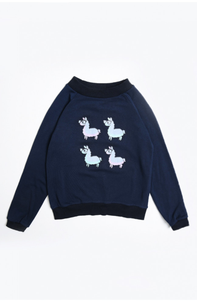 Батник детский девочка темно-синий 142416L