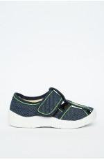 Мокасины детские синие размер 24 143216L