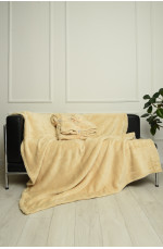 Плед бежевый размер 160*210 см 143285L