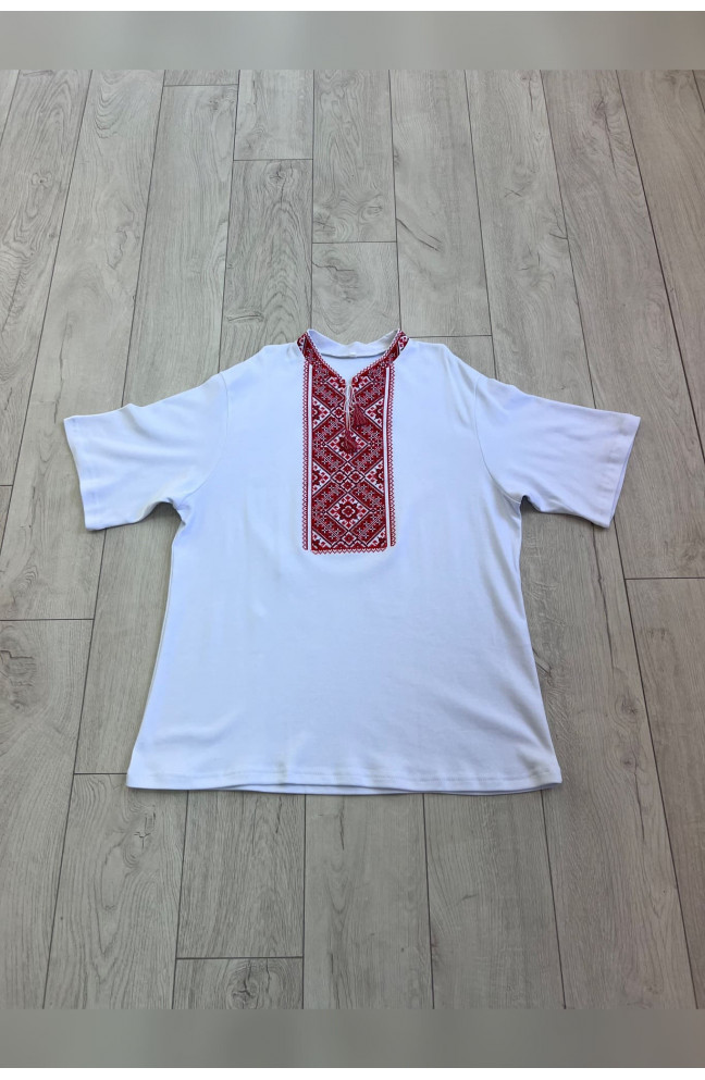 Футболка мужская вышиванка белая 143766L