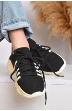 Кроссовки женские черные 143903L