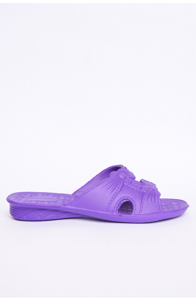 Шлепки пена женские фиолетовые 144158L