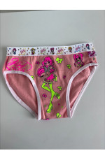 Трусы детские девочка персиковые на  7 лет 144310L