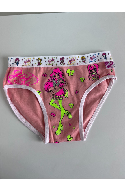 Трусы детские девочка персиковые на  7 лет 144310L