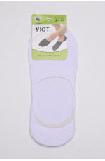 Шкарпетки-сліди чоловічі білі розмір 41-45 144898L