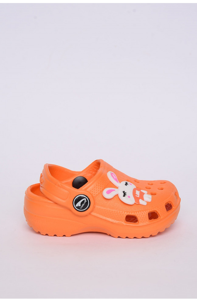 Кроксы детские оранжевые 145225L