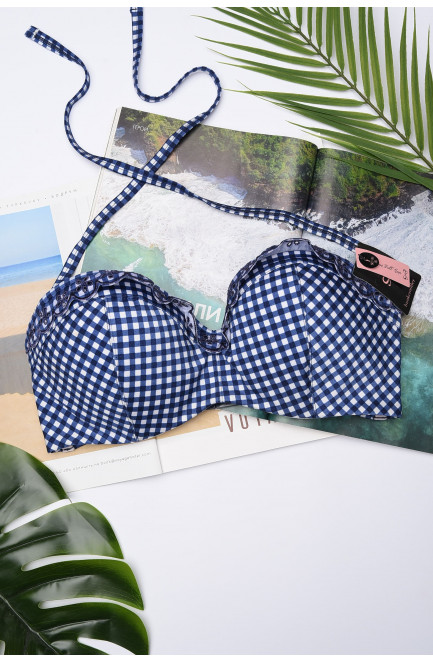 Купальник женский верх  в клетку 146458L