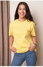 Футболка женская желтая 146648L