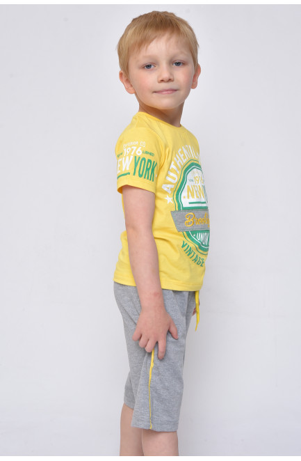 Костюм детский мальчик желтый 146815L
