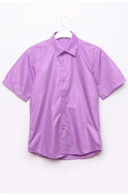 Рубашка детская мальчик фиолетовая 148484L