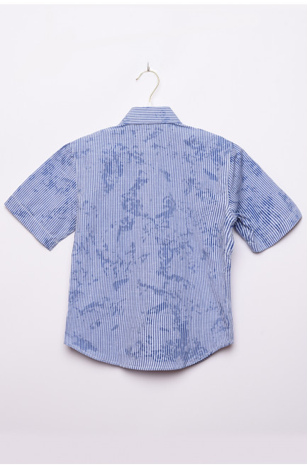 Рубашка детская мальчик синяя 148522L