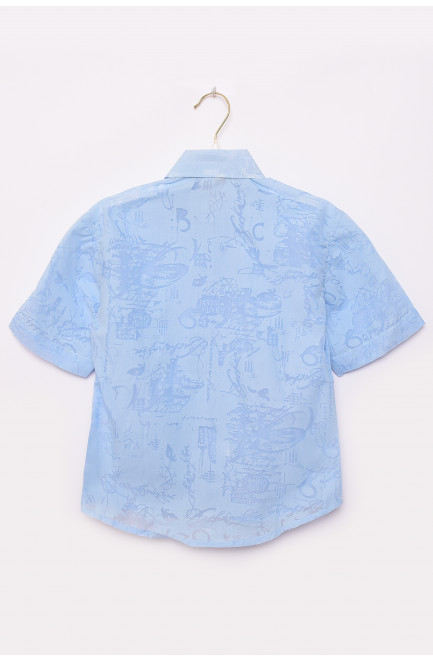 Рубашка детская мальчик голубая 148594L