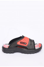 Шлепки детские мальчик черные с красным размер 30 148677L