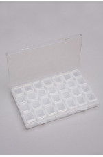 Органайзер 28 ячеек для алмазов, бисера, бусин 149243L