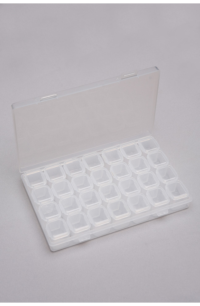 Органайзер 28 ячеек для алмазов, бисера, бусин 149243L