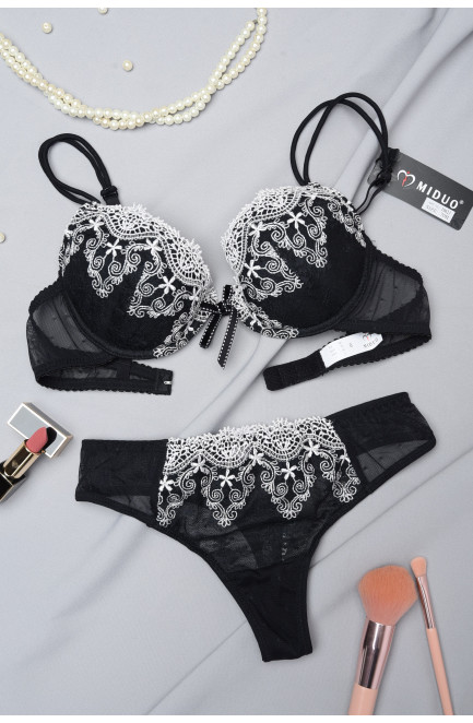 Комплект женский черный чашка В 149498L