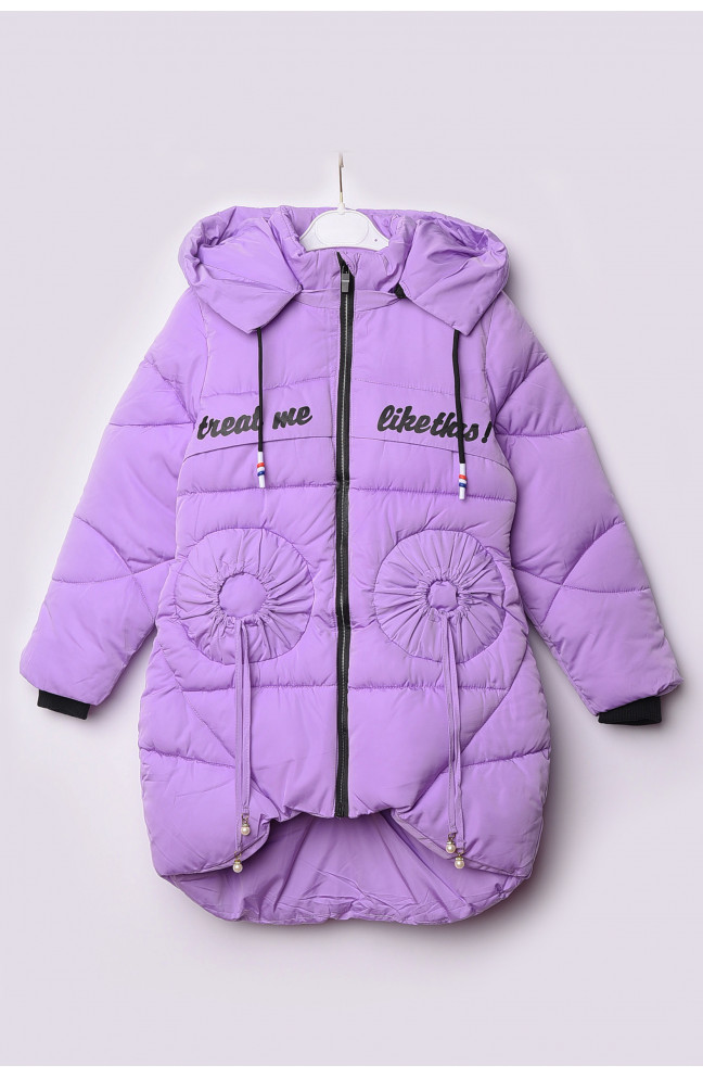 Куртка детская зимняя сиреневая размер 160 150243L