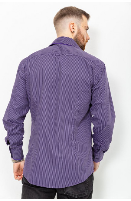 Рубашка мужская фиолетовая 151013L