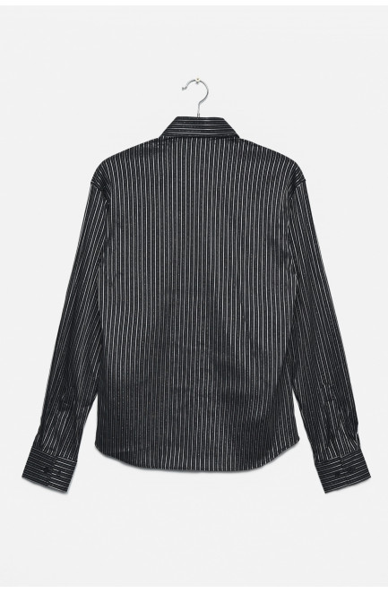 Рубашка мужская черная 151015L