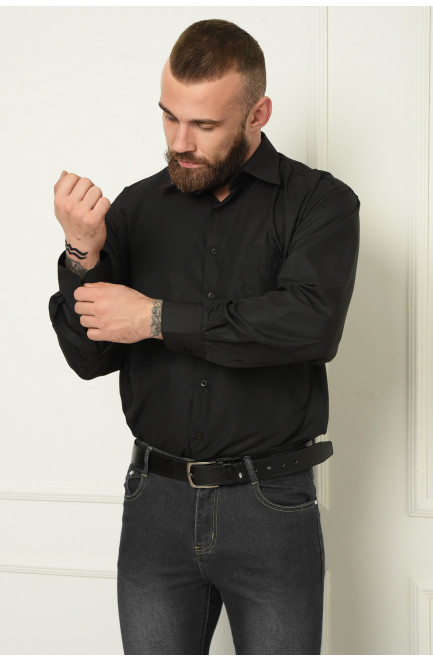 Рубашка мужская черная размер 41 151242L