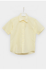 Рубашка детская мальчик желтая 151870L