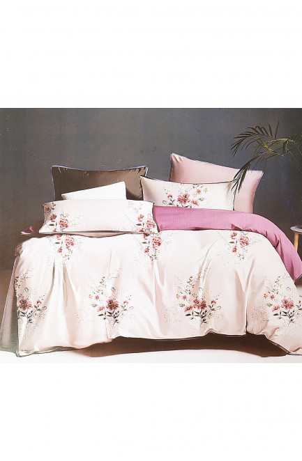 Комплект постельного белья цветочным принтом полуторка 152363L