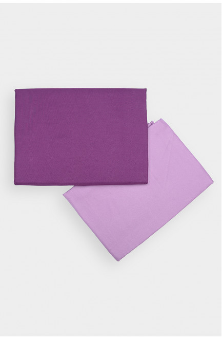 Комплект постельного белья фиолетового цвета полуторка 152472L