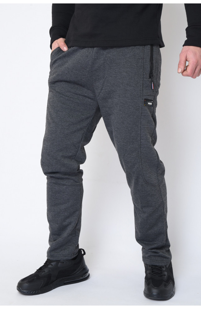 Спортивные штаны мужские темно-серого цвета 152632L