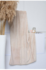 Полотенце банное из микрофибры молочного цвета 152776L