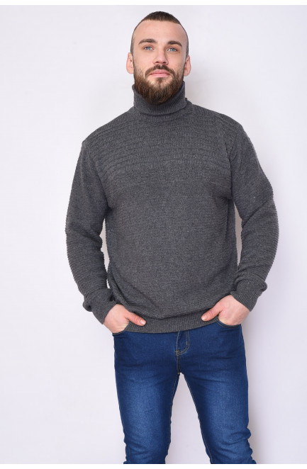 Свитер мужской зимний серого цвета 153785L
