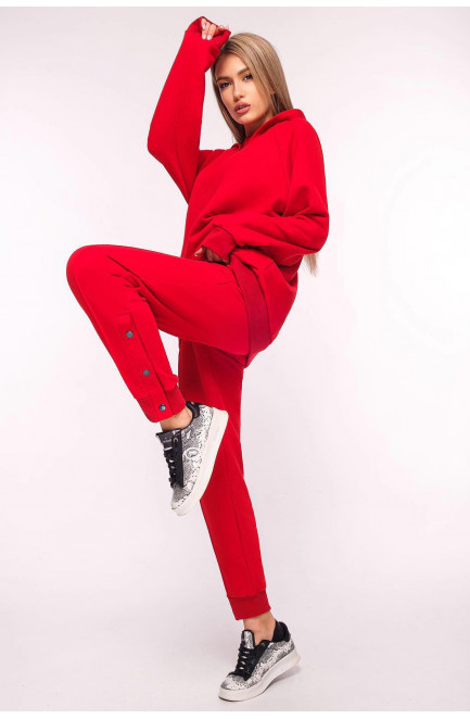 Спортивный костюм женский красного цвета демисезонный размер 46 154477L