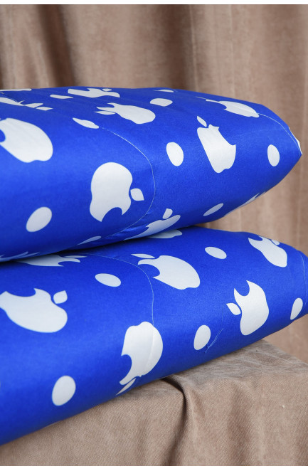 Одеяло силиконовое двуспальное зимнее синего цвета 154874L
