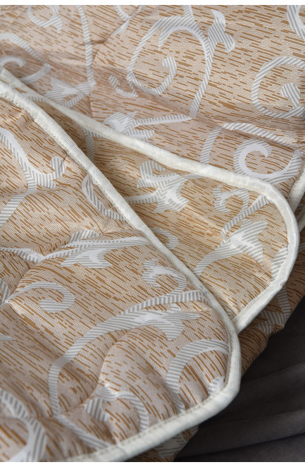Одеяло силиконовое полуторное демисезонное коричневого цвета 154875L
