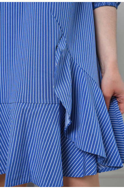 Сукня жіноча смугаста блакитного кольору 155074L