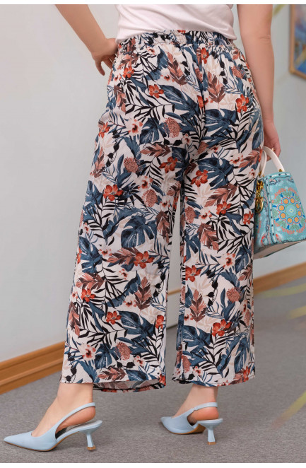 Штани літні жіночі з тканини штапель розмір 42-48 155129L