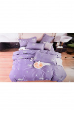 Комплект постельного белья синего цвета двуспальный 155416L