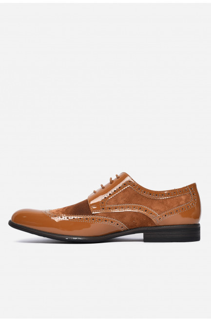 Туфлі чоловічі світло-коричневого кольору 155740L