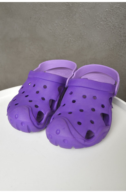 Крокси дитячі для хлопчика фіолетового кольору 156195L