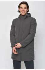 Куртка мужская демисезонная серого цвета 156376L